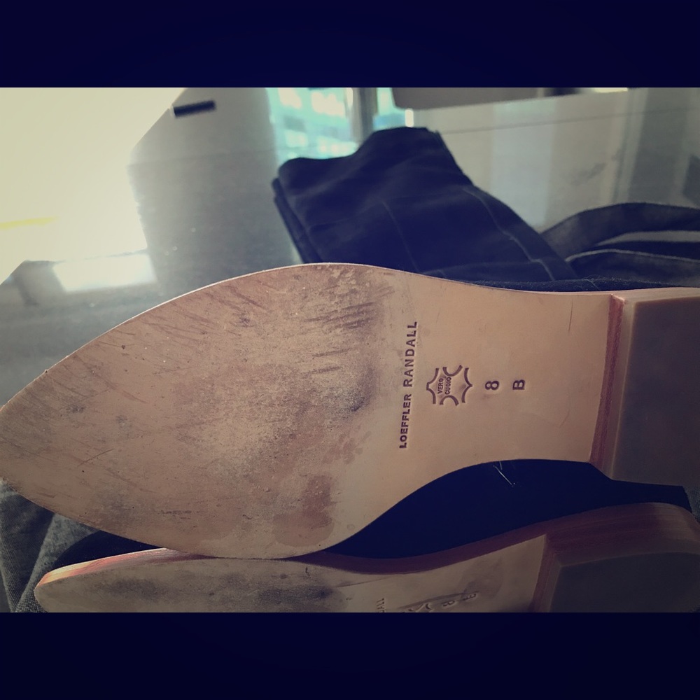 Loeffler Randal over the knee boot